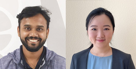 Vishnu Saraswathy, PhD., and Yuxiao Xu named 2024 Hope Center Award Winners